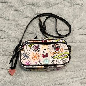 Disney nylon sketch design Dooney & Bourke crossbody/hip bag